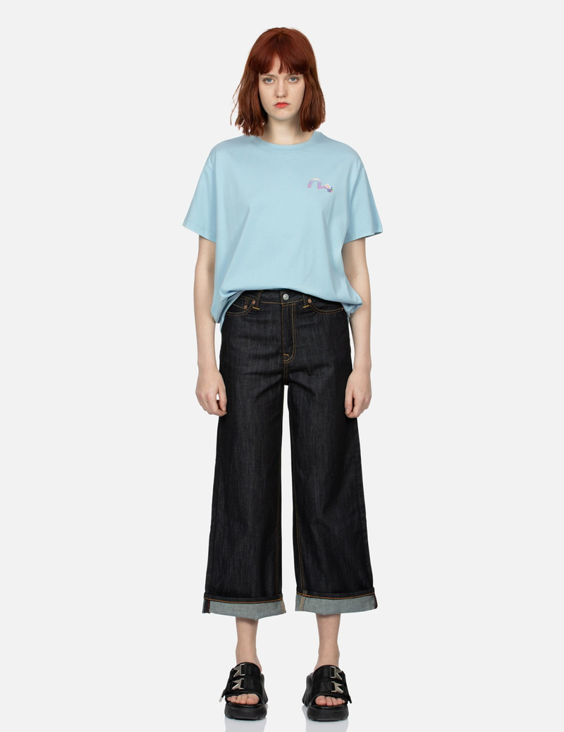 EVISU CRANES AND WISTERIA DAICOCK BOYFRIEND T-SHIRT outlook