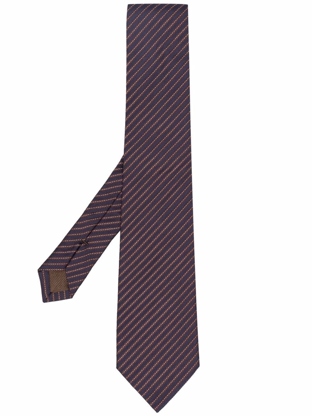 chain-print tie - 1