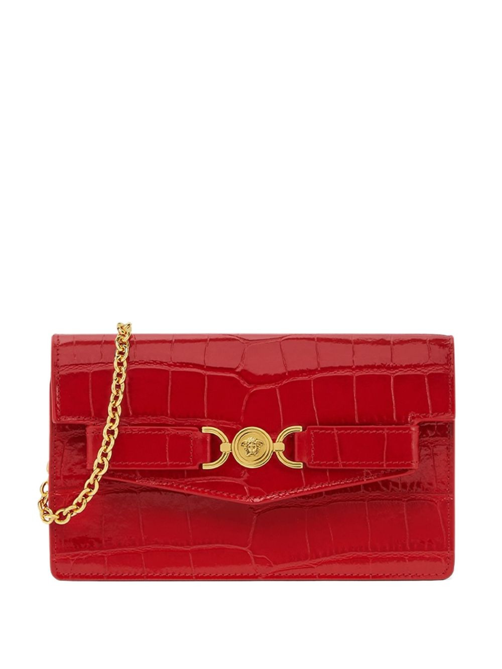 Medusa Head leather clutch bag - 1