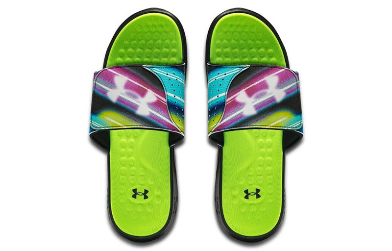 Under Armour Under Armour Ignite Pro Graphic Strap Slide 'Holographic' 3026024-002 outlook