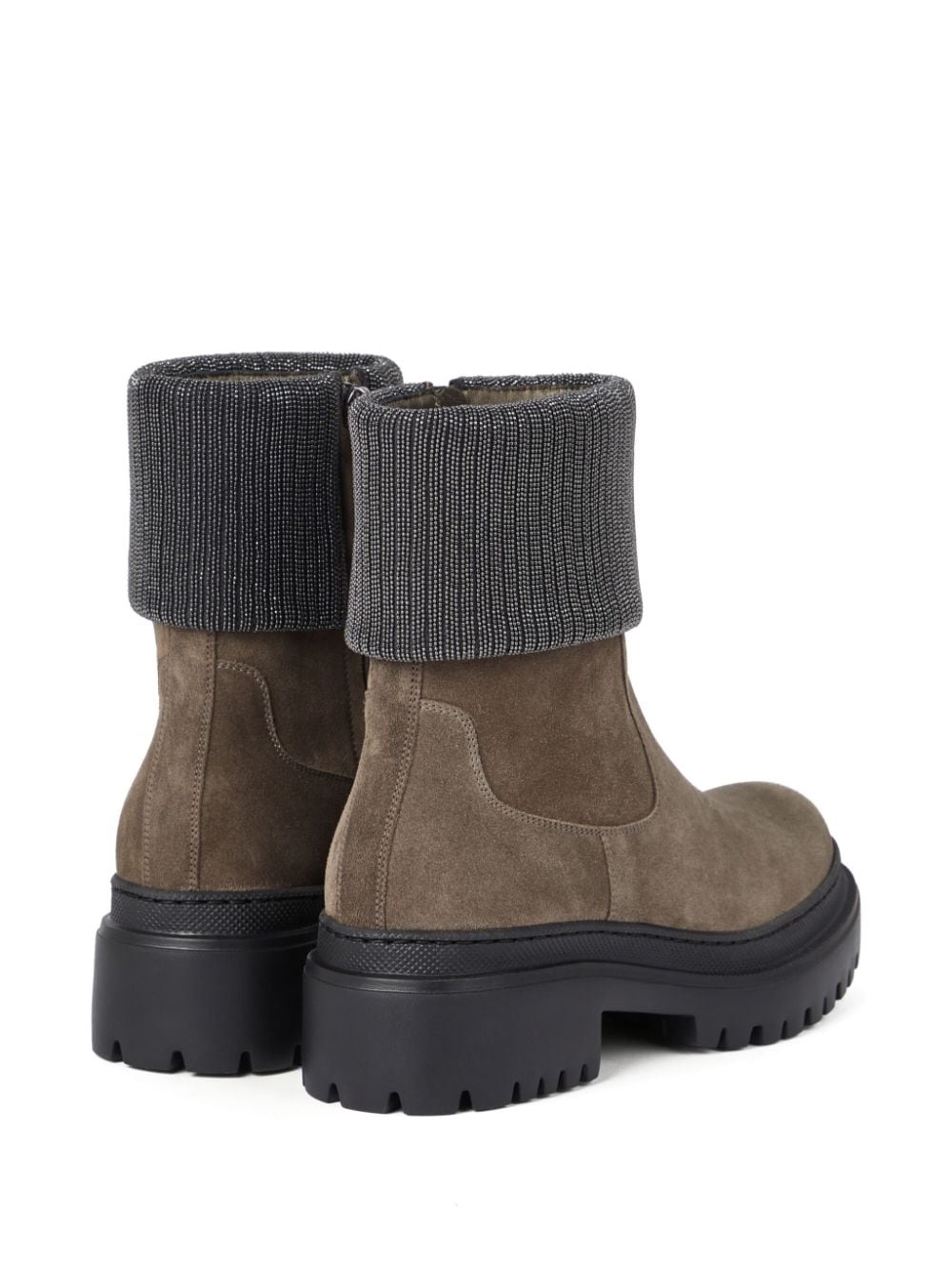 Monili-Trim block-heel ankle boots - 3