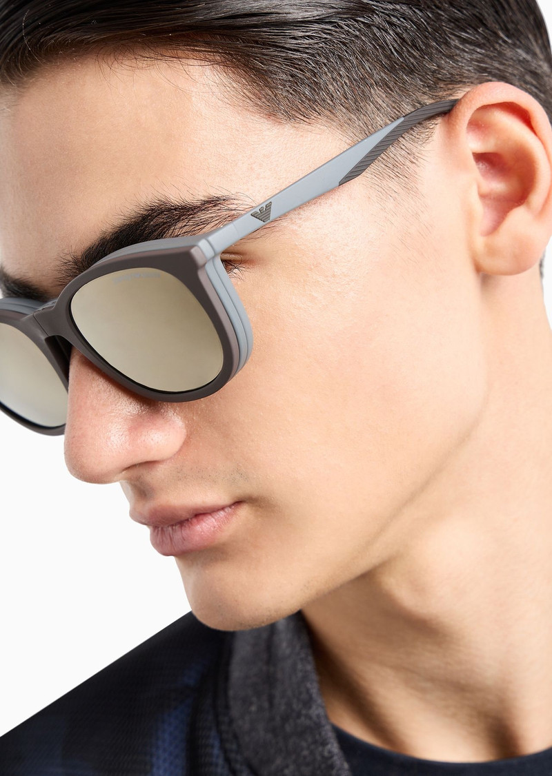 Men’s panto sunglasses with interchangeable lenses 6