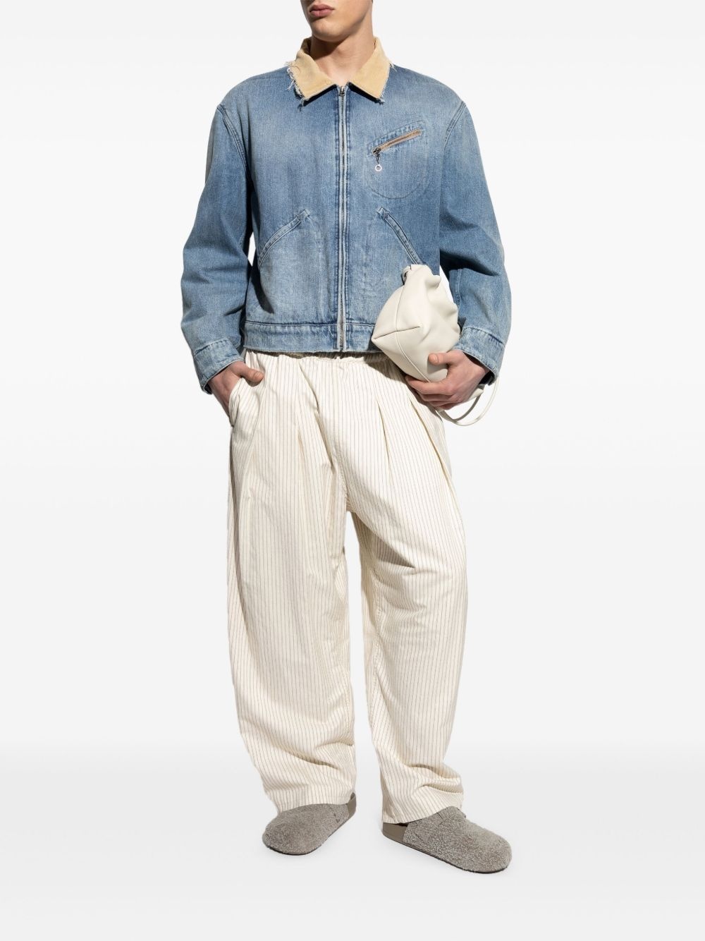 DENIM BOMBER JACKET - 4