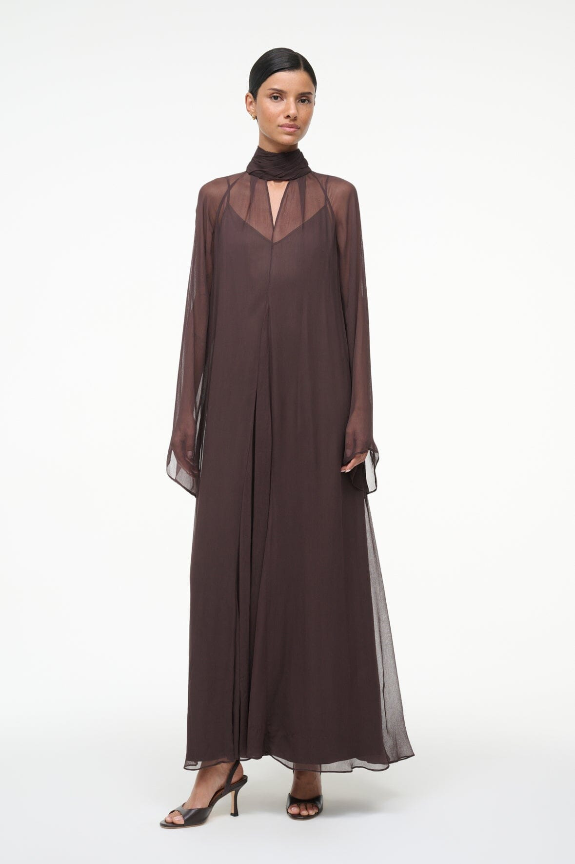 STAUD ESTHER MAXI DRESS EARTH - 4