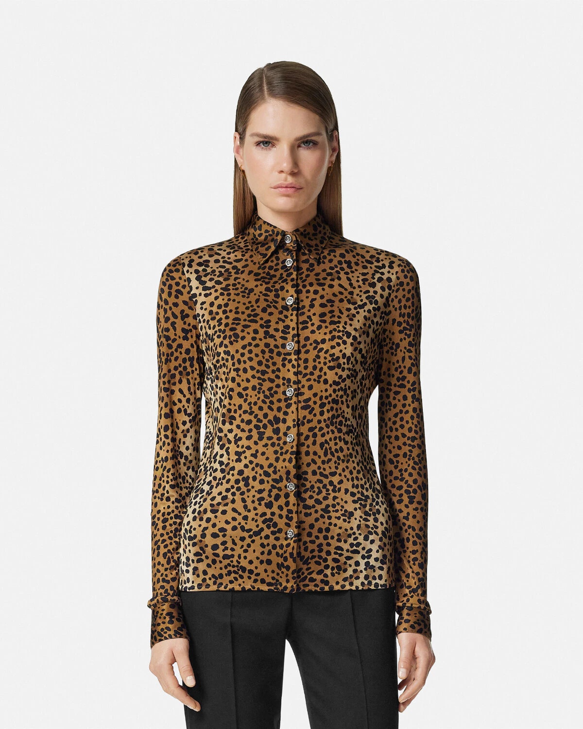 Leopard Fitted Shirt - 4