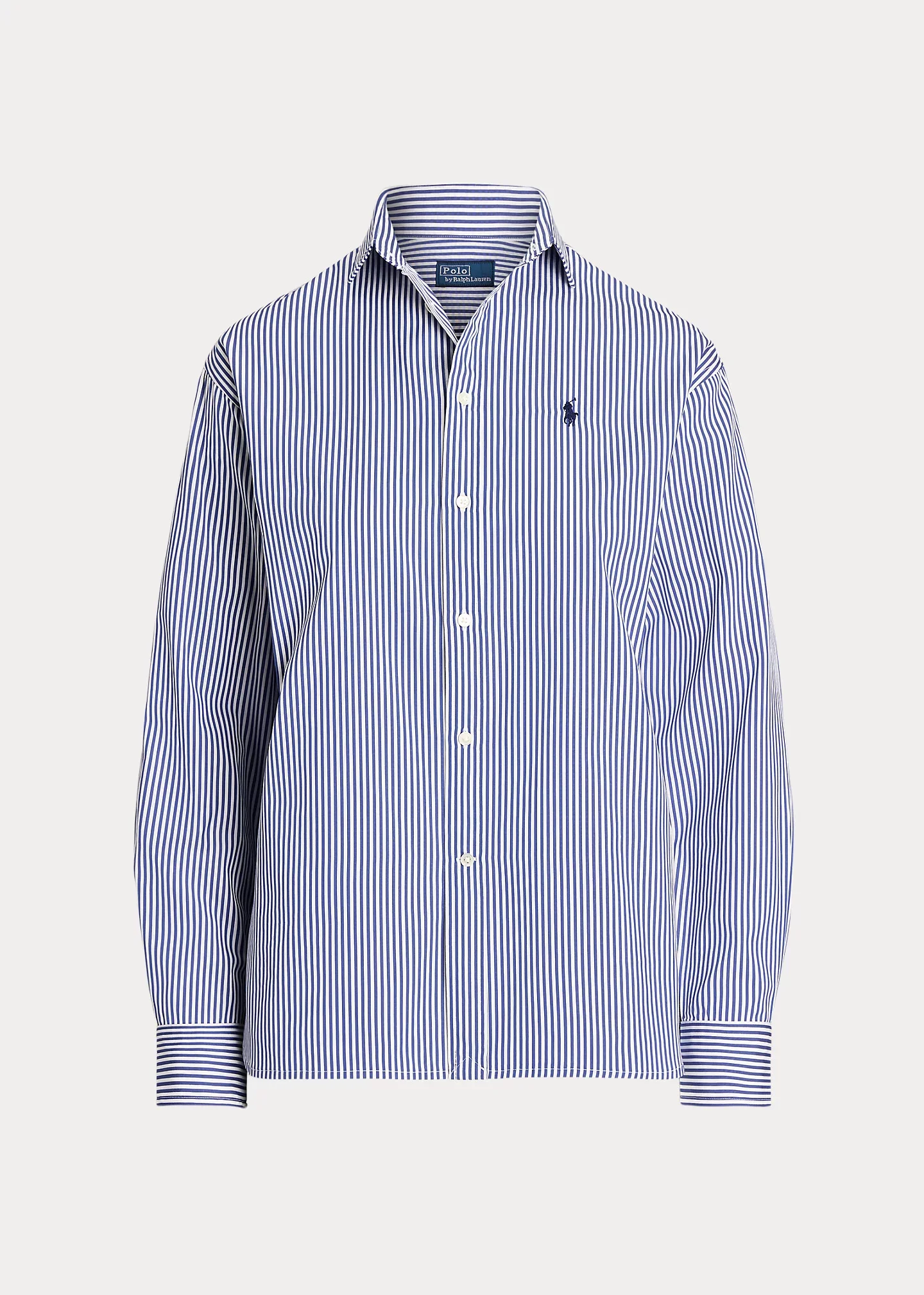 Relaxed Fit Striped Cotton Shirt - 1