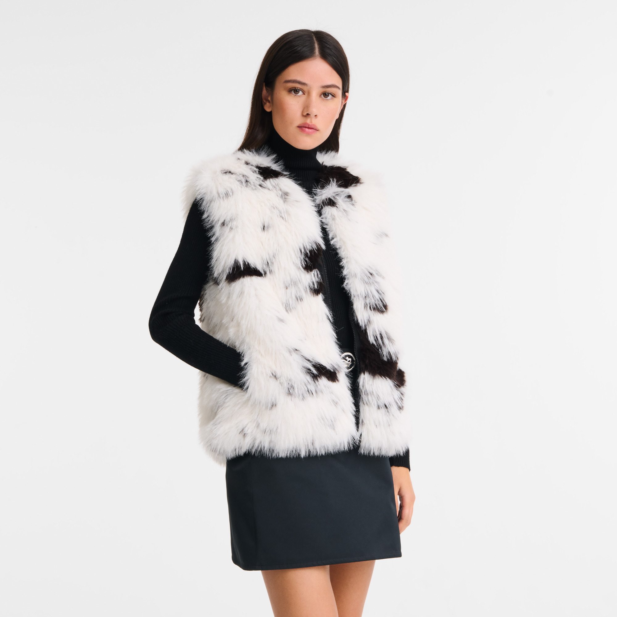 Black/White - Faux fur - 4