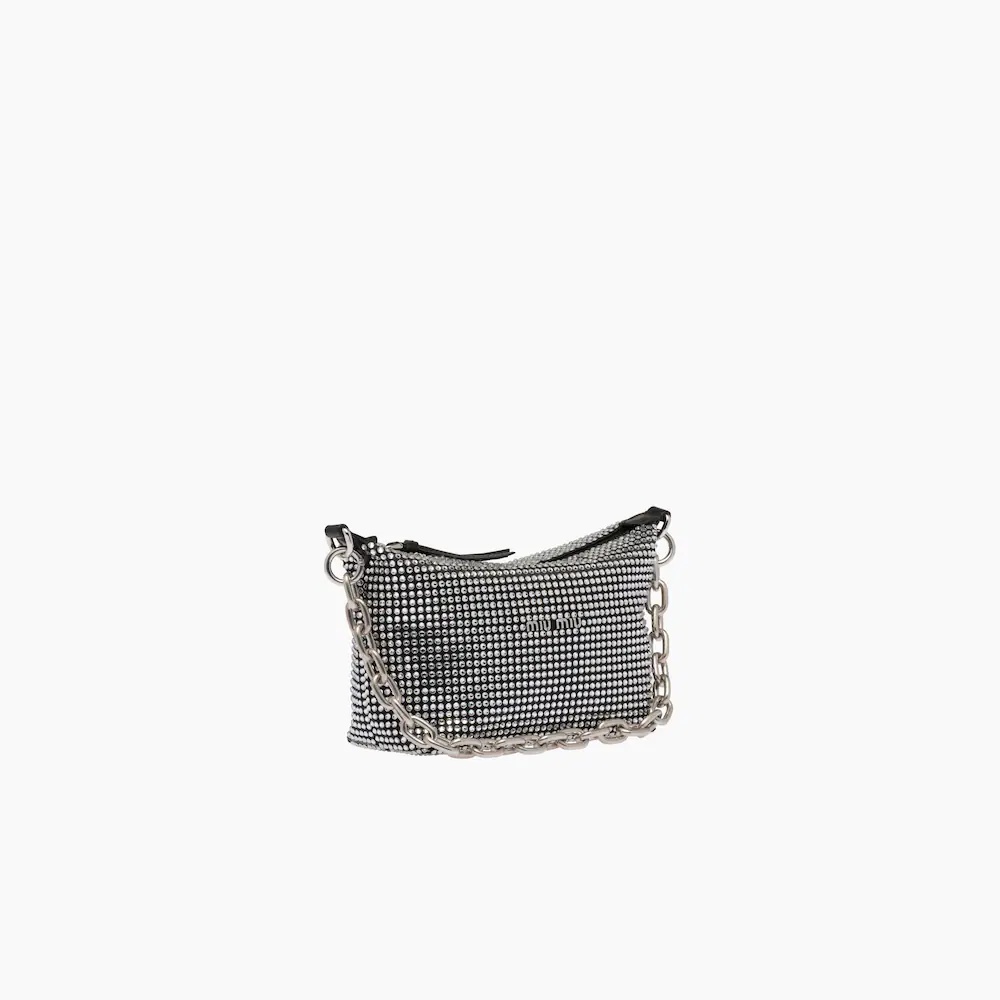 Miu Spirit satin bag with appliqués - 2