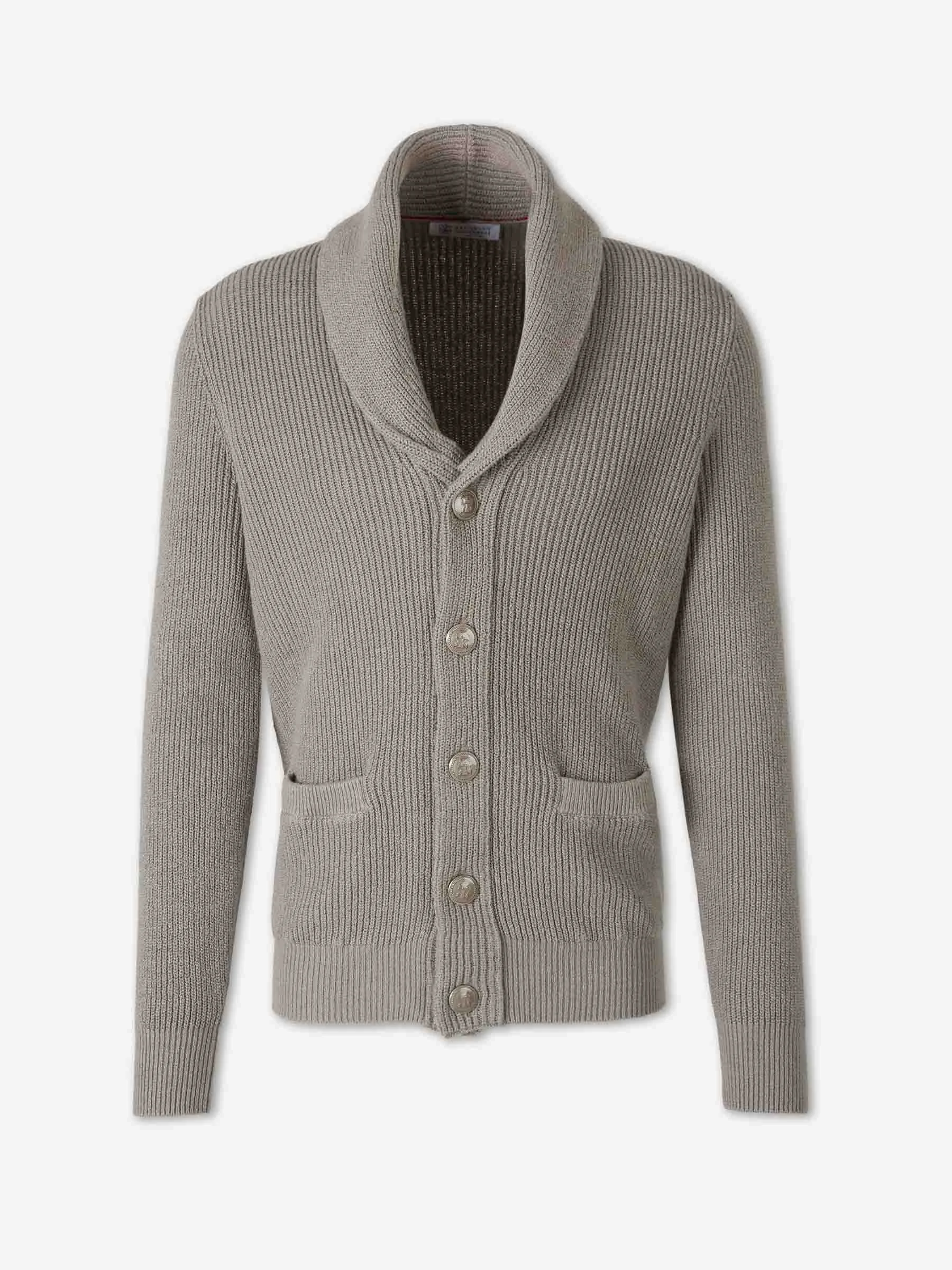 COTTON KNIT CARDIGAN - 1