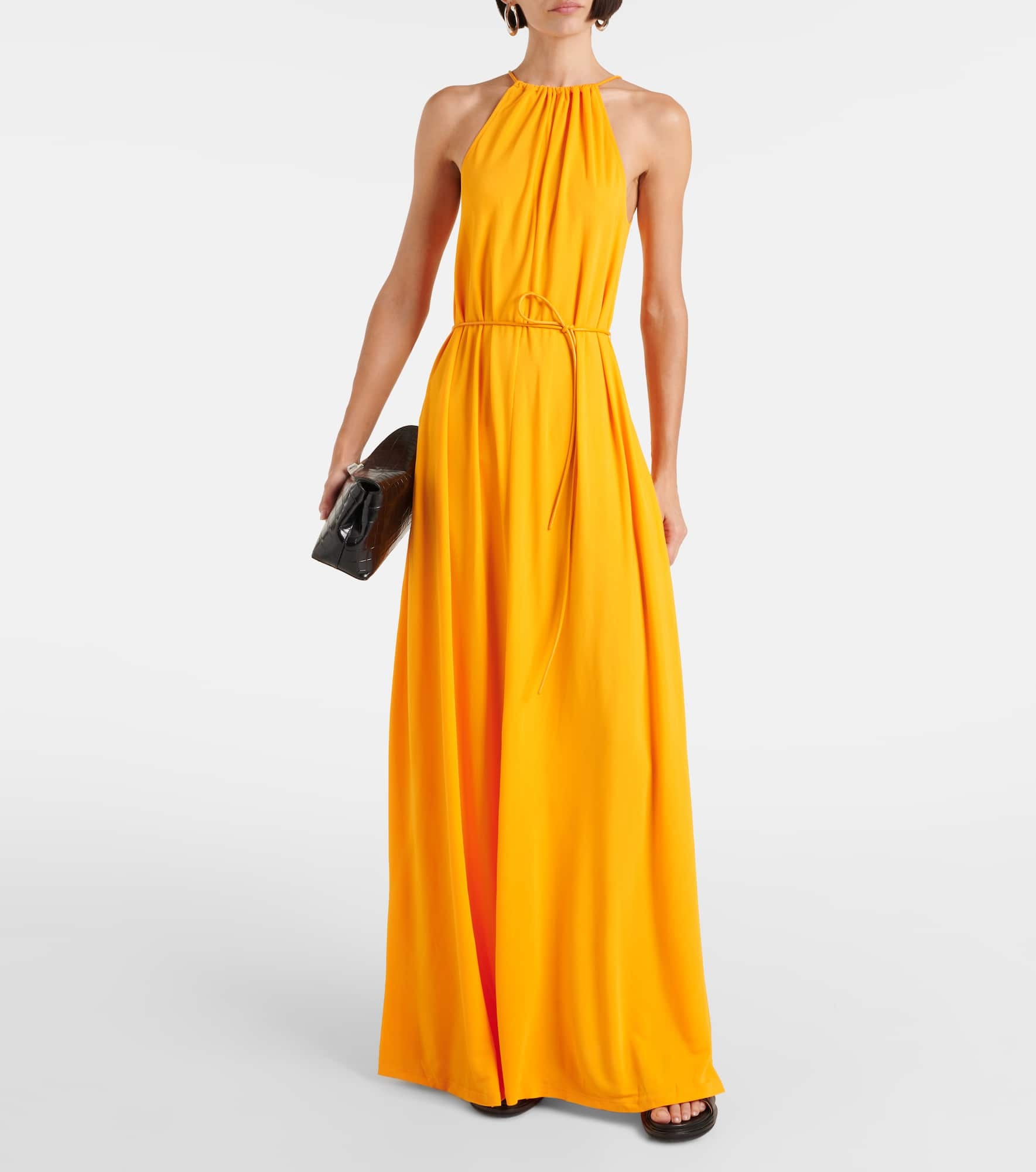 Lenny belted jersey maxi dress - 2