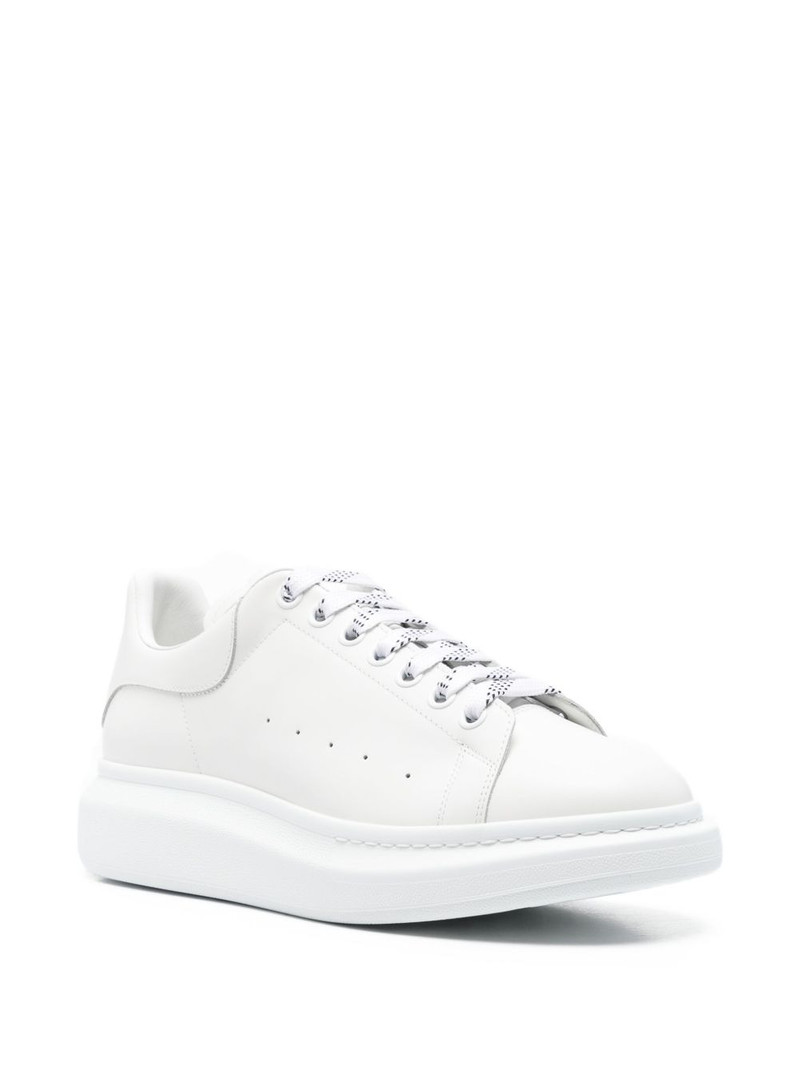 Alexander McQueen Oversized leather sneakers outlook