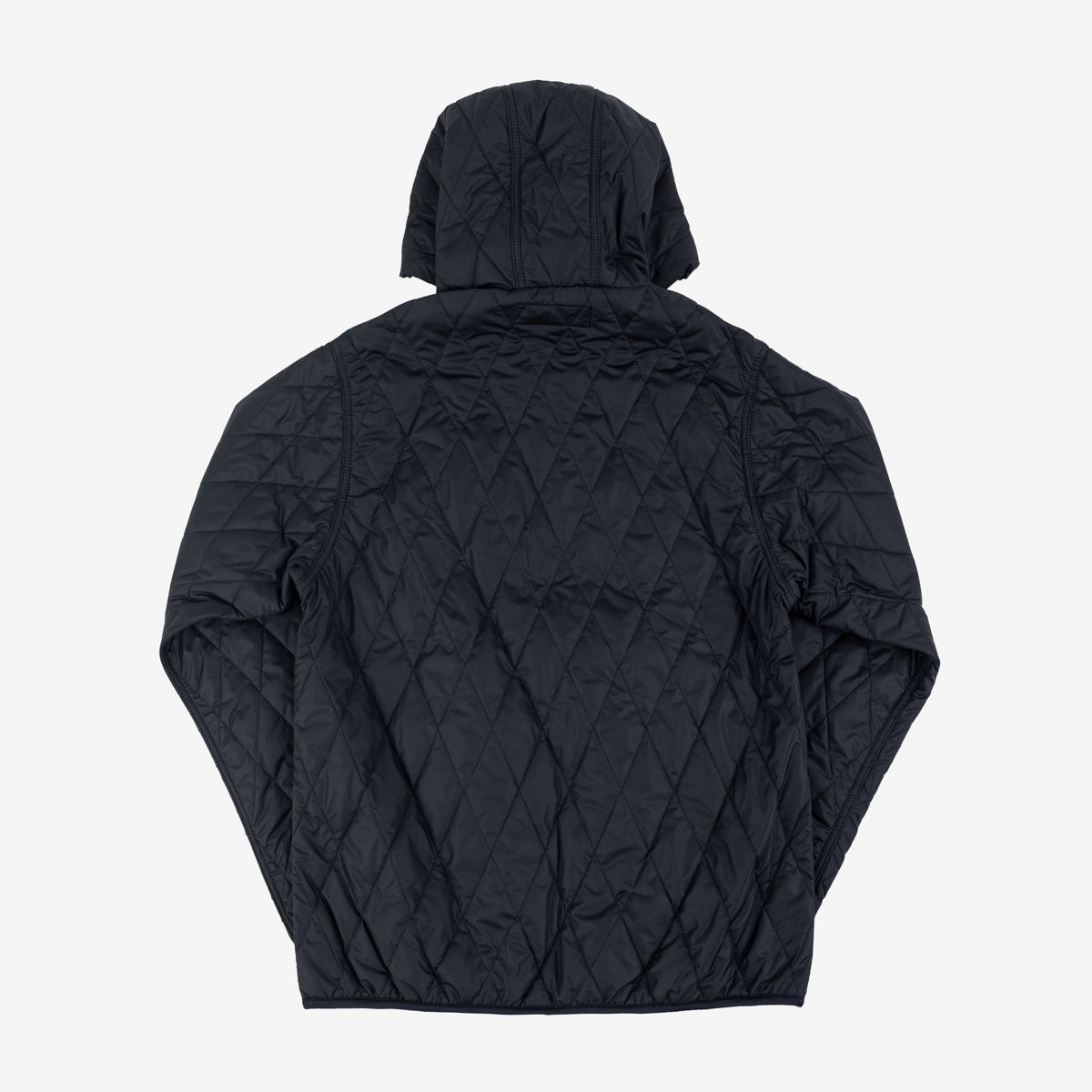 IHJ-100-BLK Quilted Light Parka - Black - 6