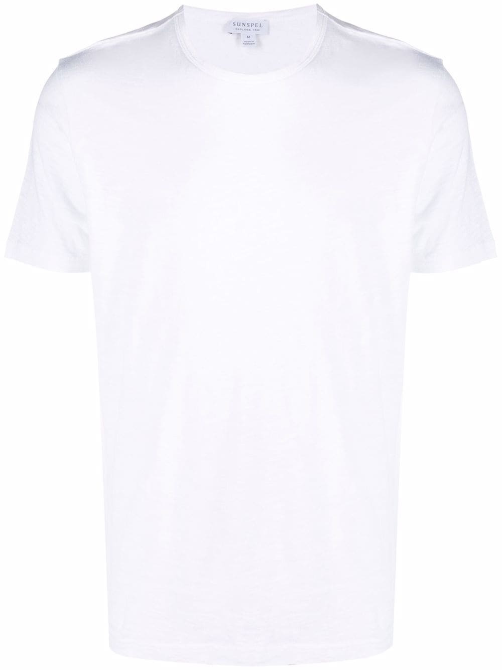 cotton-blend short-sleeve T-shirt - 1