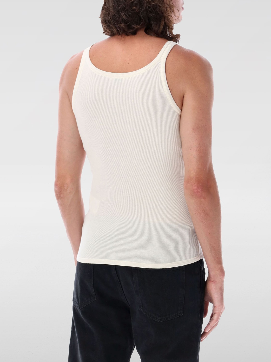 Saint Laurent tank top with mini YSL logo - 2