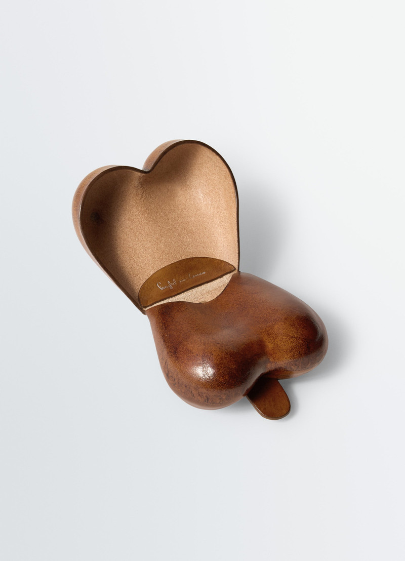 CARLOS BREAST KEY RING IN LEATHER 3