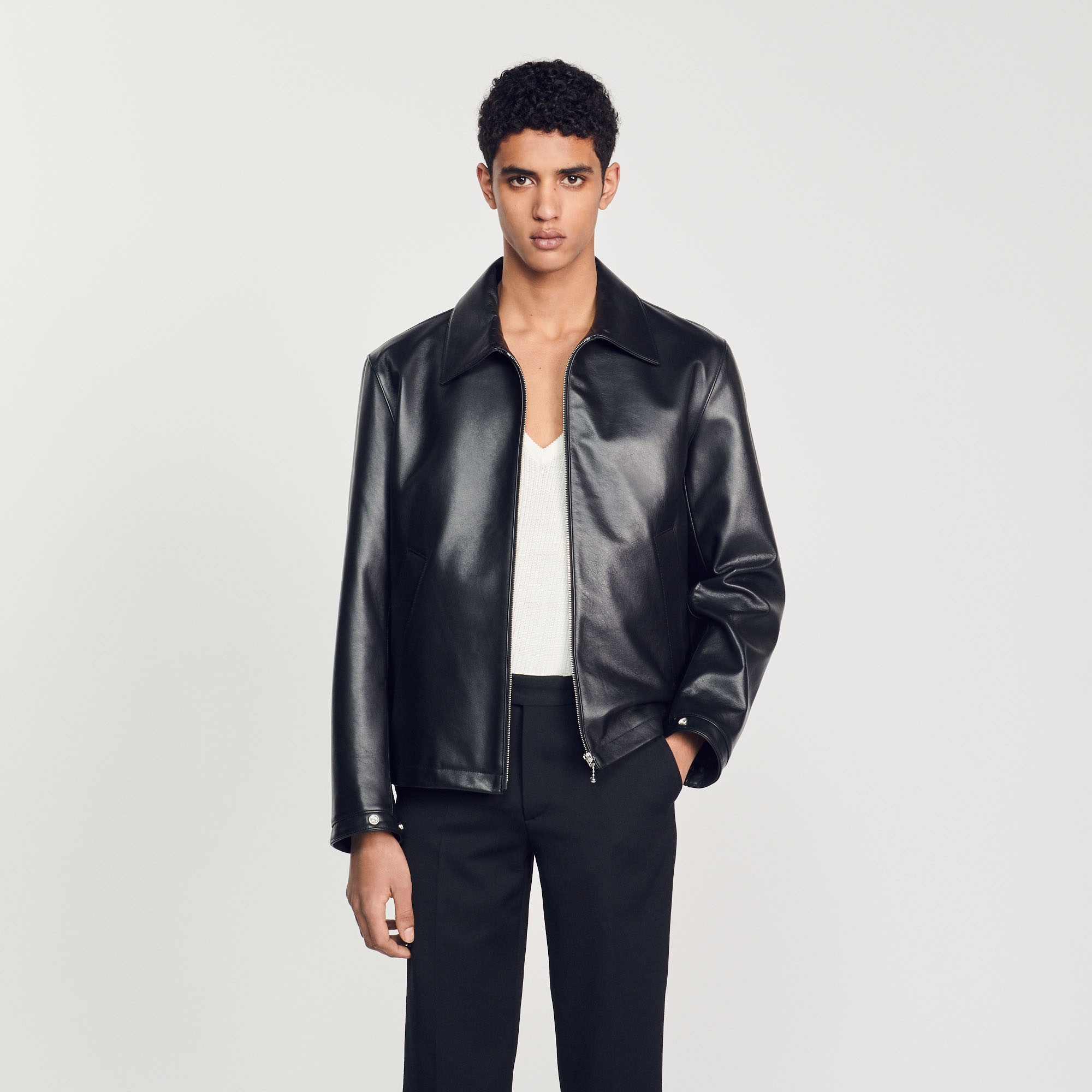 Smooth leather jacket - 5