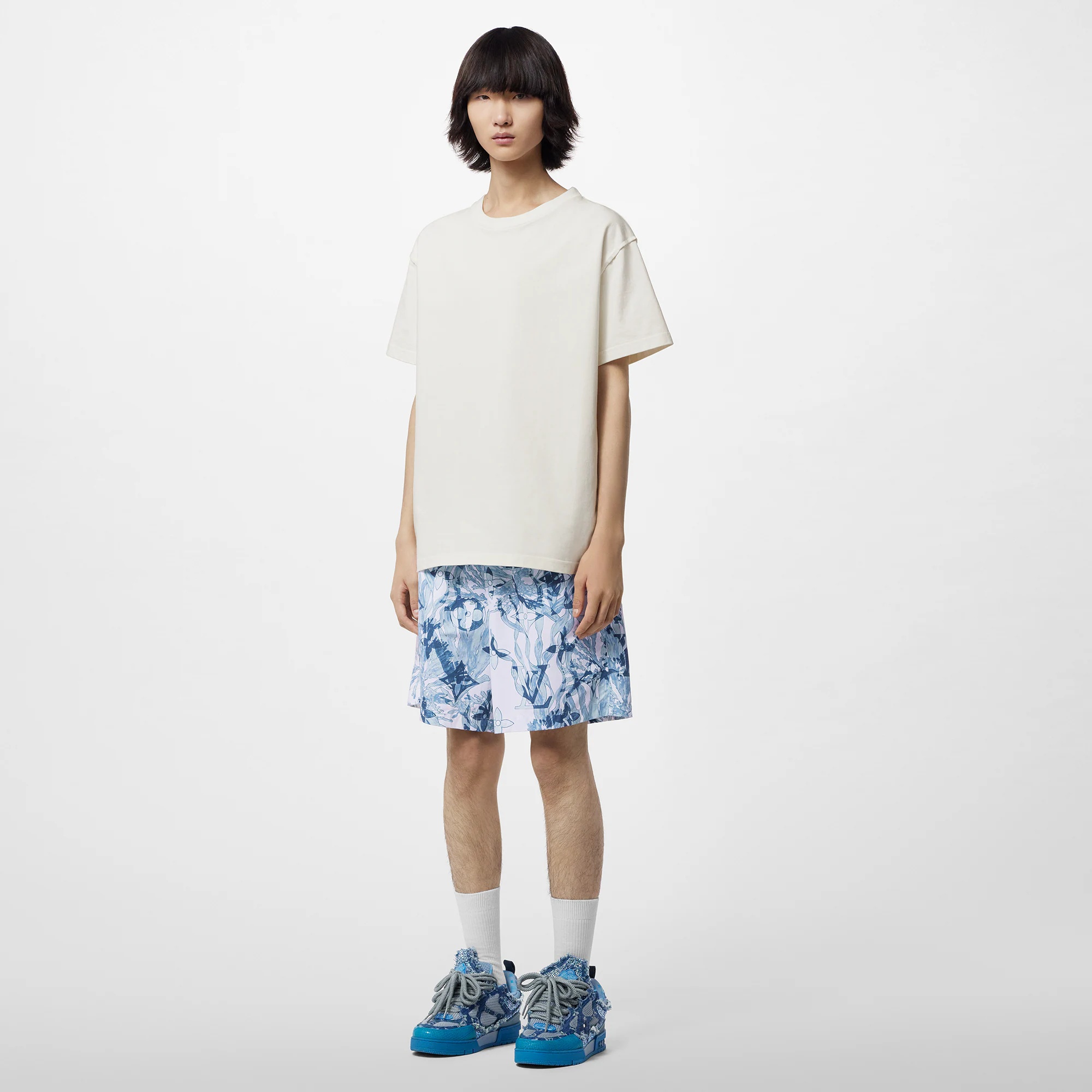 Printed Nylon Swim Shorts - 4