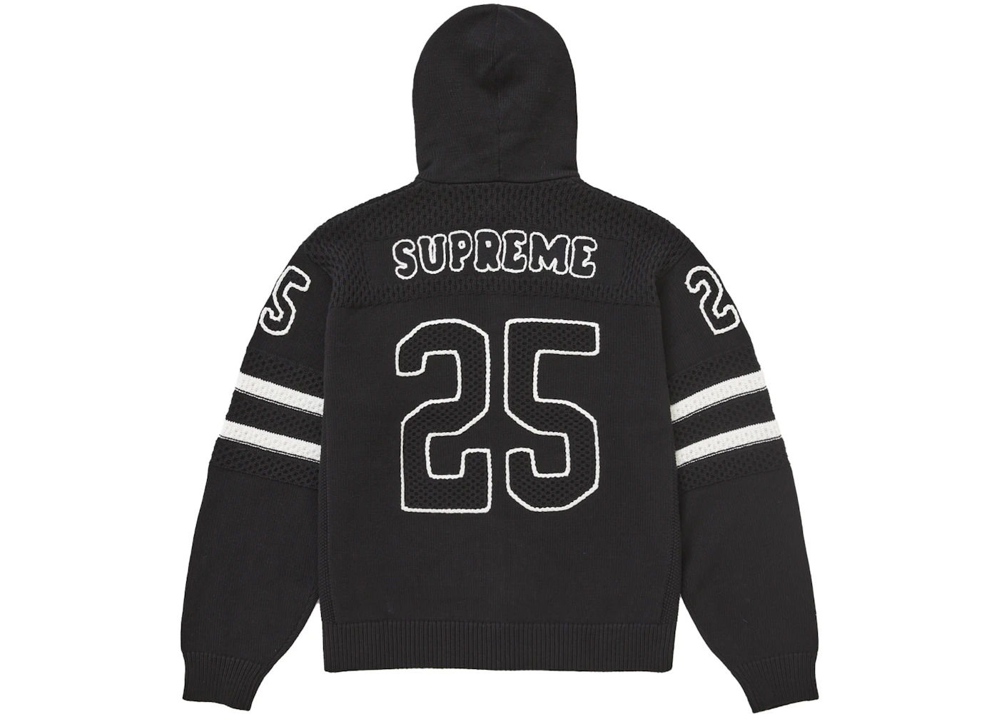 Supreme Sport Zip Up Hooded Sweater (FW25) Black - 2