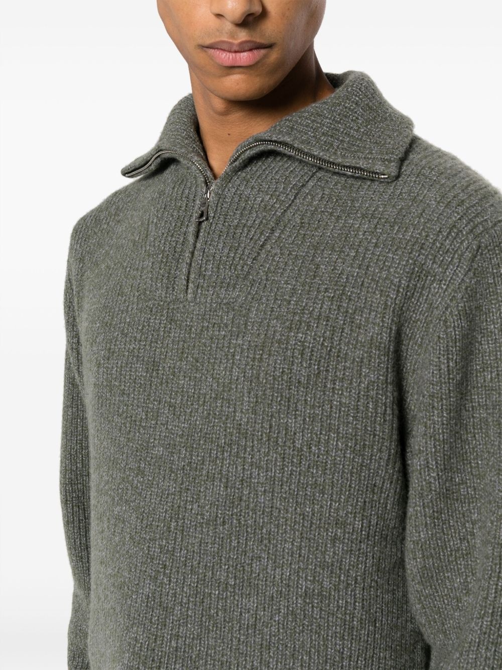 Tarek mock-neck jumper - 5