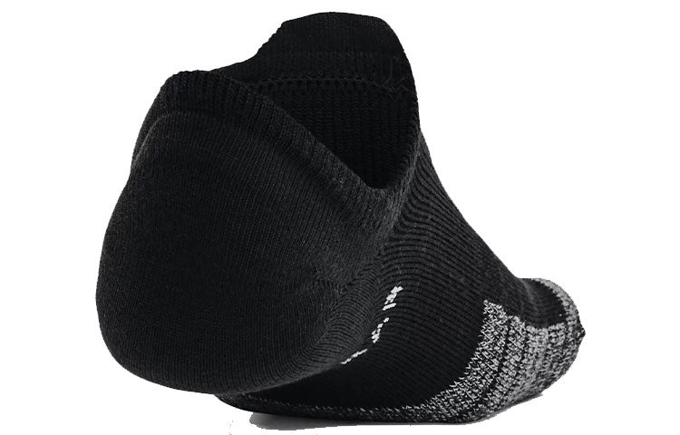 Under Armour HeatGear Ultra Low Tab 1-Pack Socks 'Black' 1370076-001 - 2