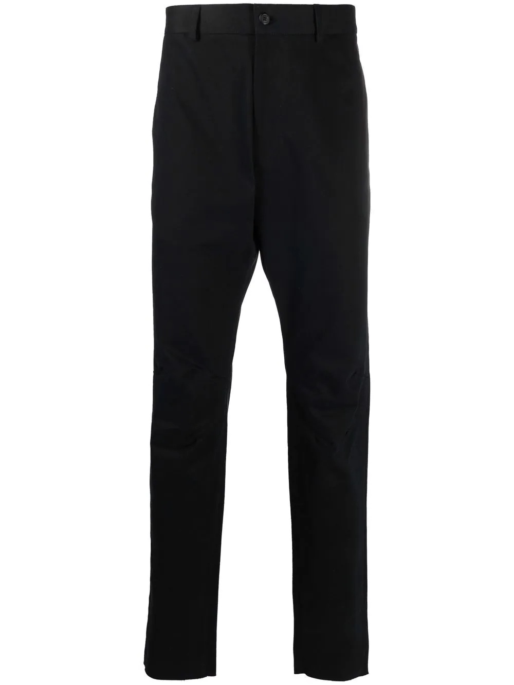 mid-rise straight leg trousers - 1