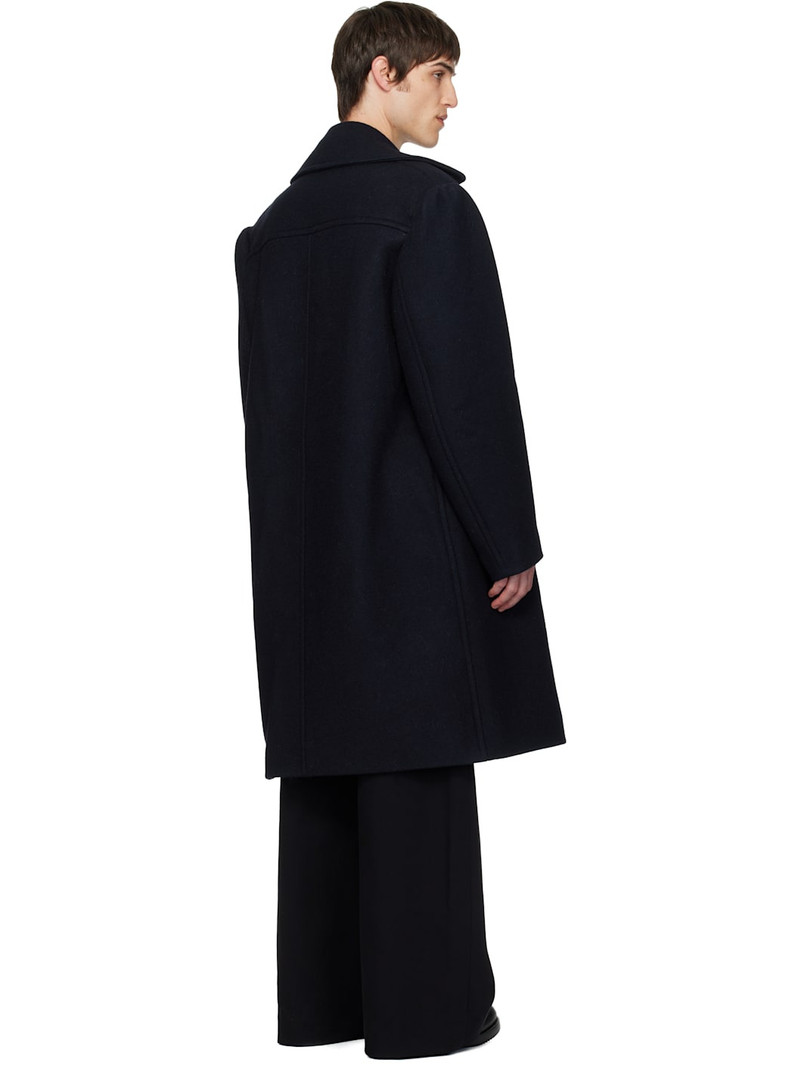 Black Double-Breasted Coat 3