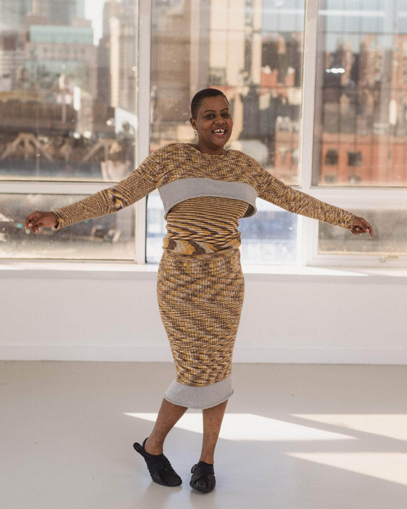 Waste Cropped Sweater - Organic Cotton Knit 10