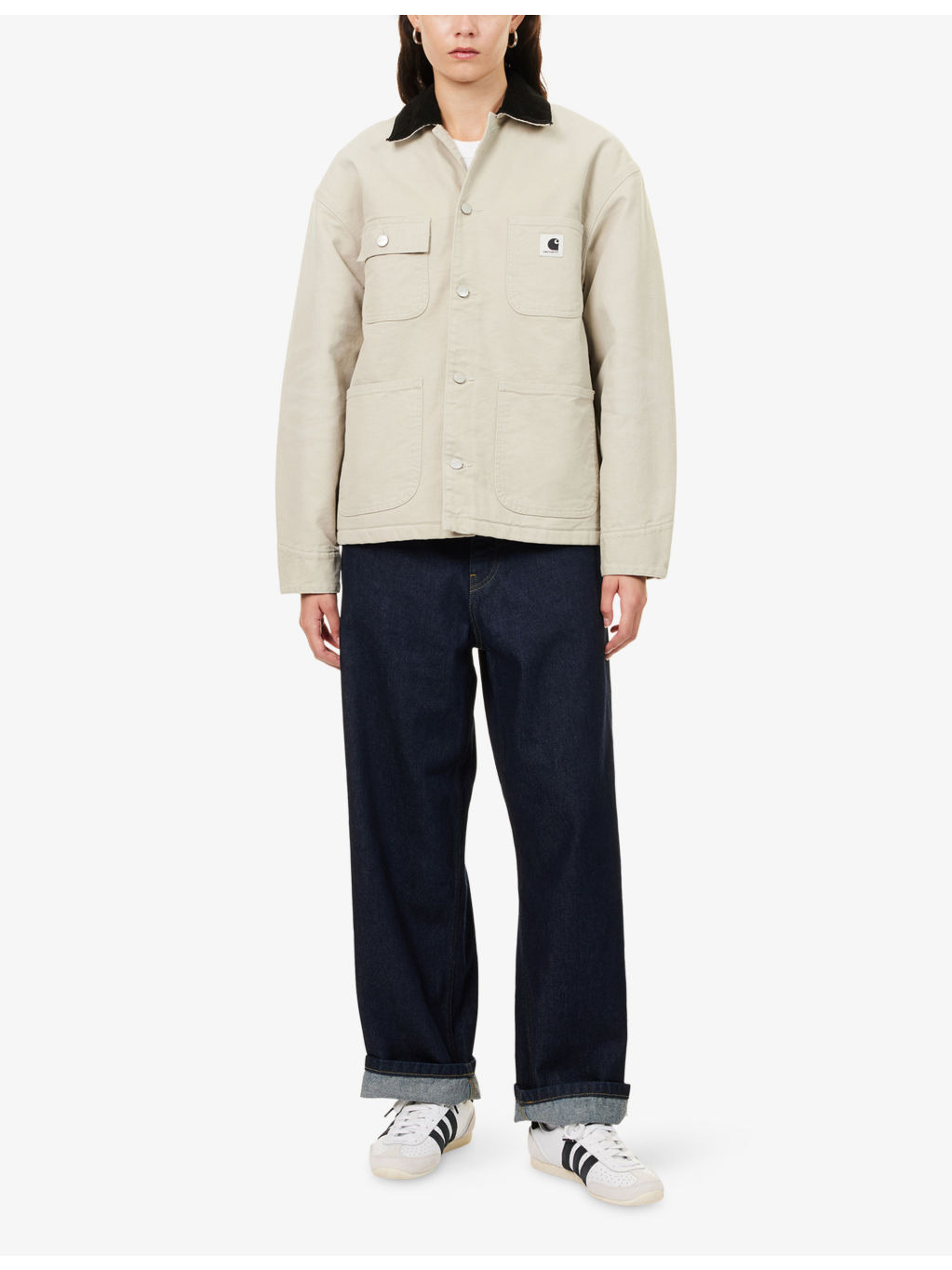 OG Michigan Corduroy-Collar Cotton Jacket - 2