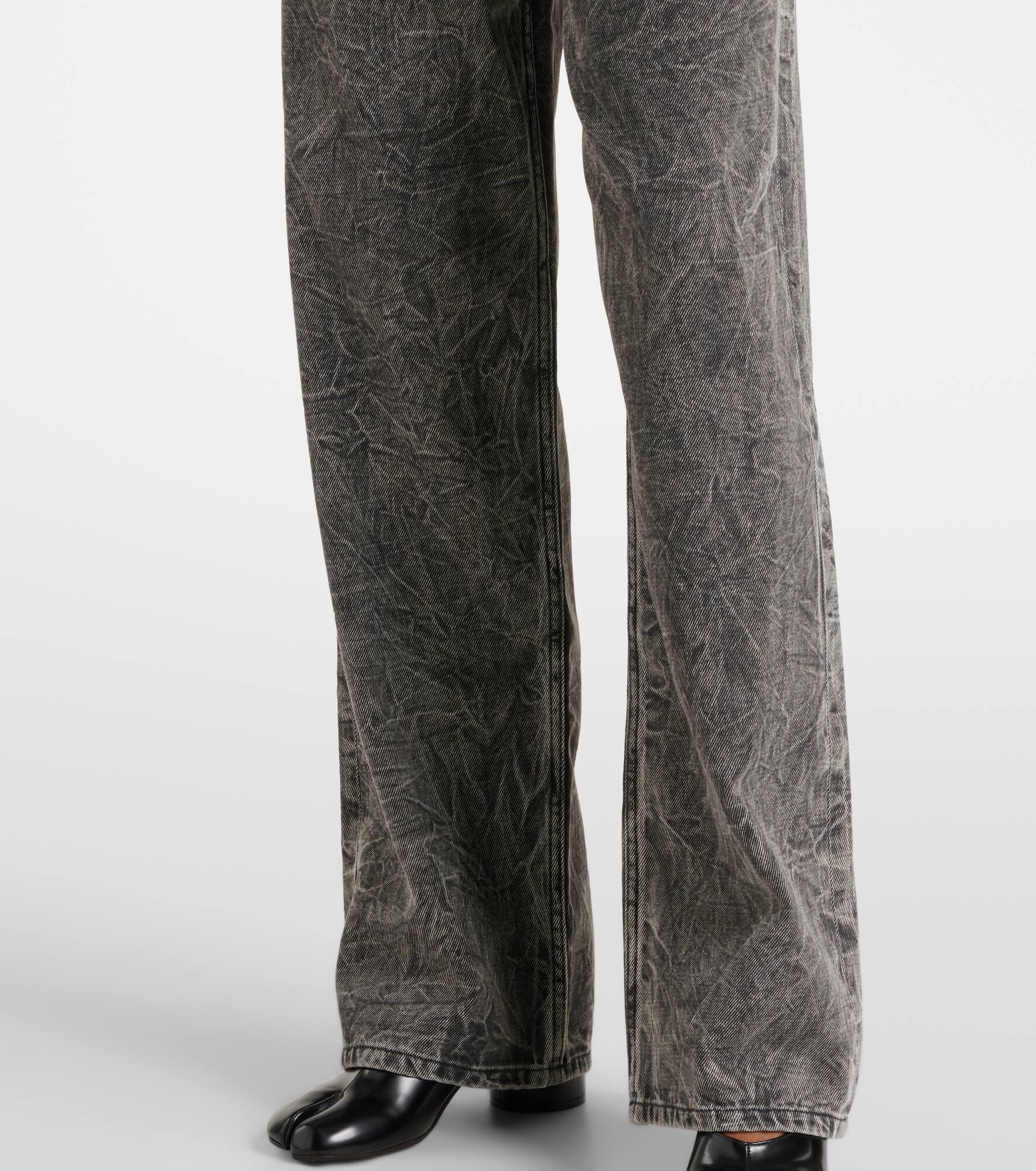 High-rise wide-leg jeans - 5