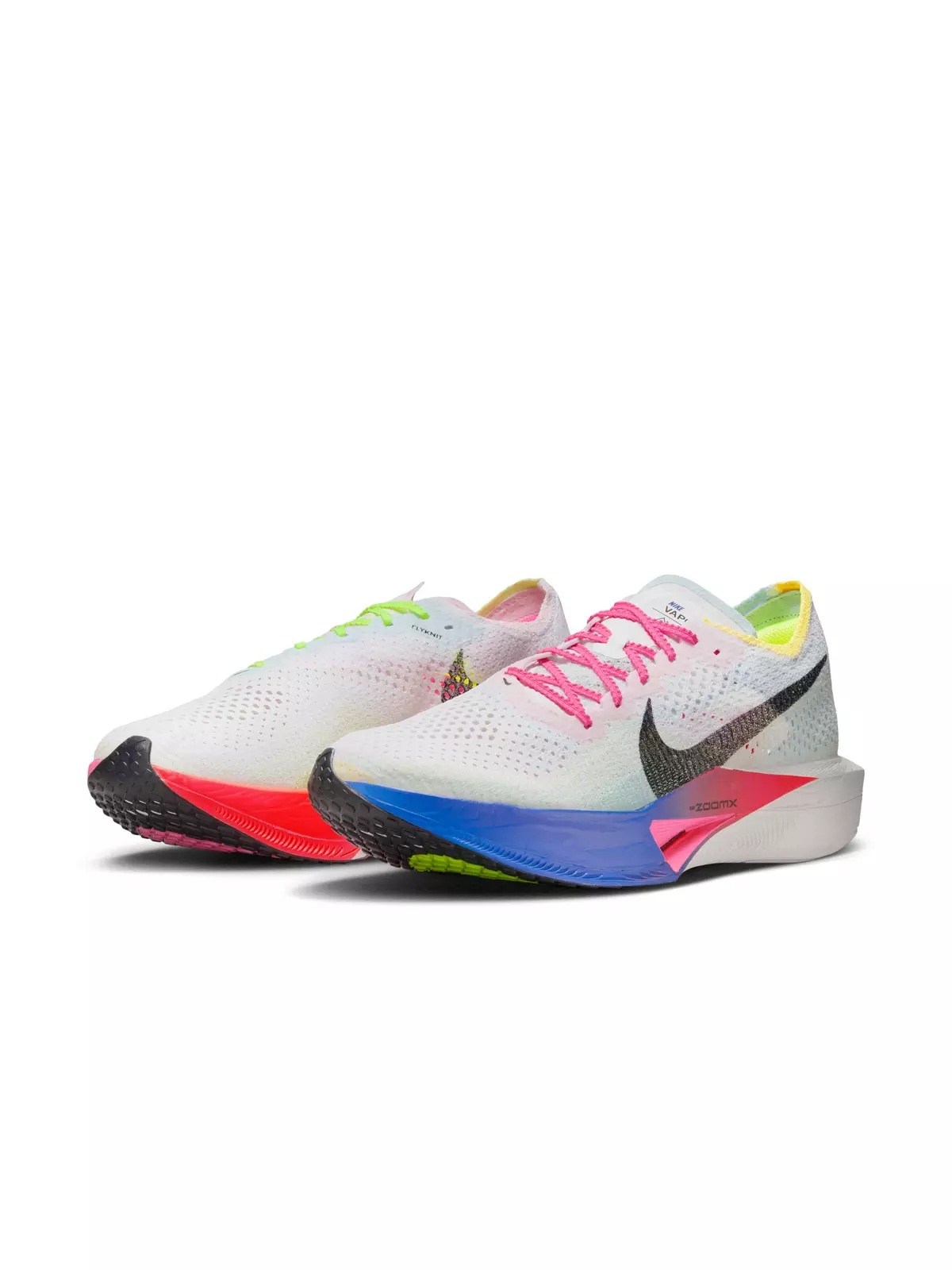 Vaporfly 3 "Multi-Color/Volt/Hyper Pink/Black" Men's Running Shoe - 3