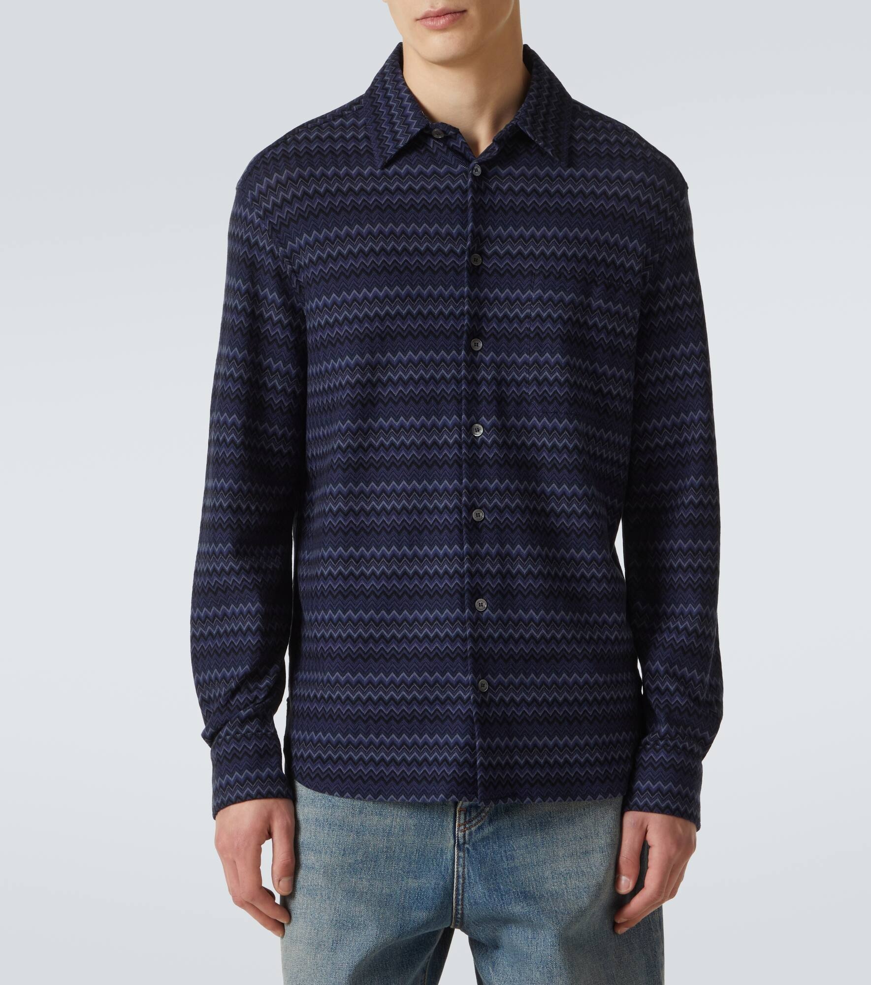 Zigzag cotton shirt - 3