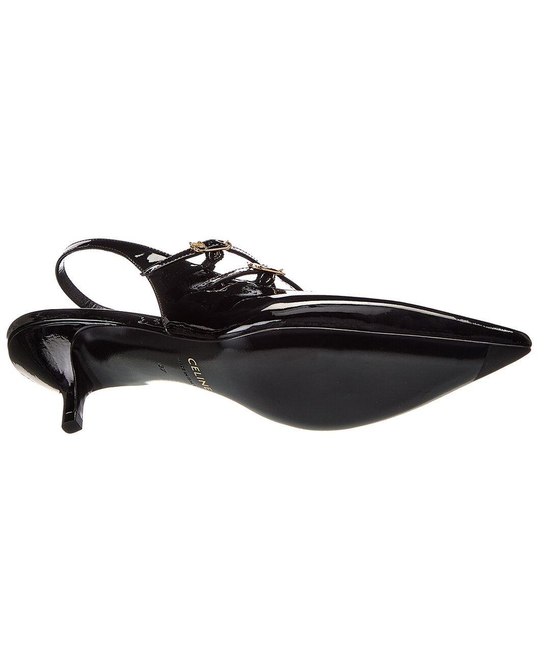 CELINE Judy Patent Slingback Pump - 4