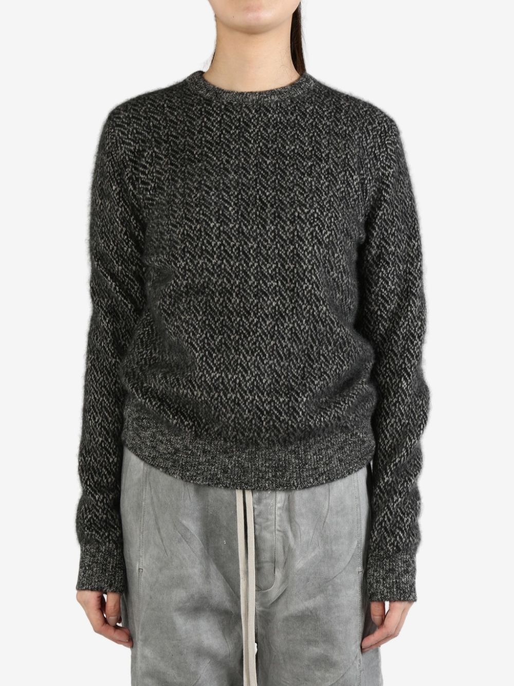 chevron-pattern sweater - 2
