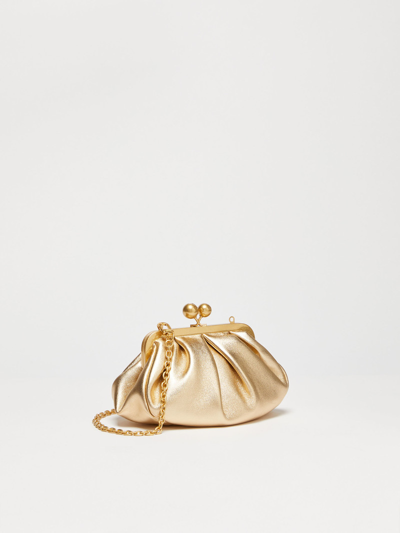 Max Mara ANDREA Small Pasticcino Bag in laminated nappa leather outlook