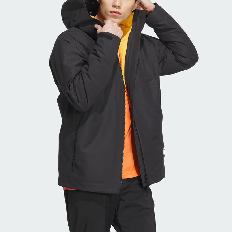 adidas Terrex 3-In-1 Rain.Rdy Reversible Jacket 'Black Yellow' IL8972 - 6