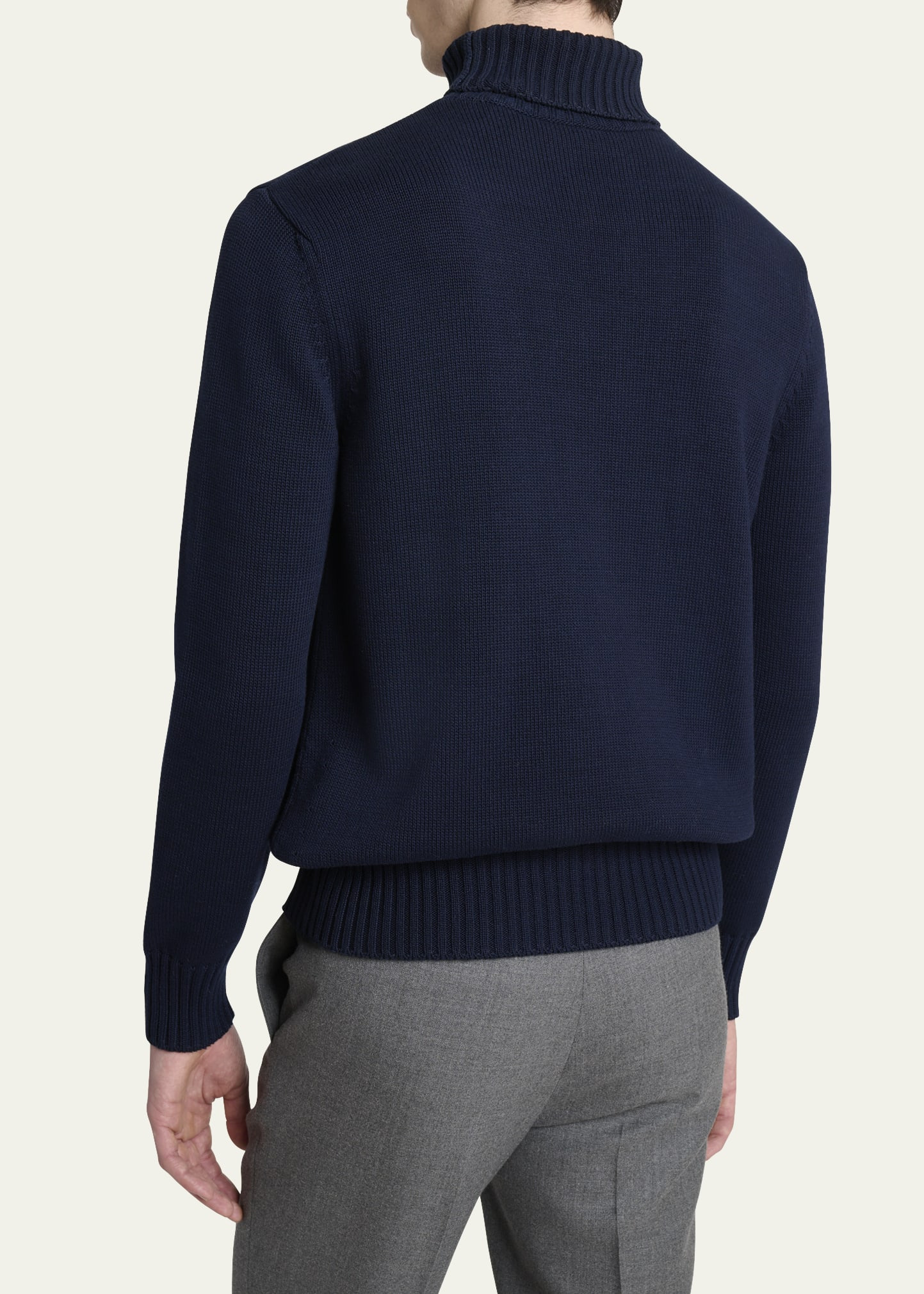 Men's Logo Turtleneck Sweater - 3