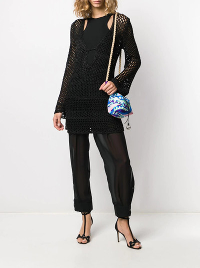 EMILIO PUCCI open stitch knitted top outlook