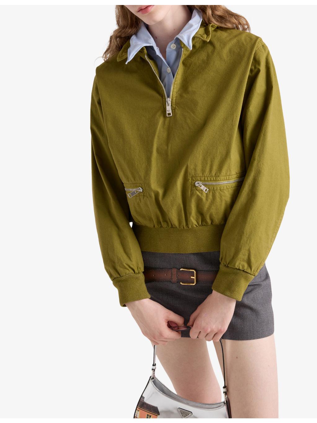 Logo-Embellished Pull-On Cotton Jacket - 3