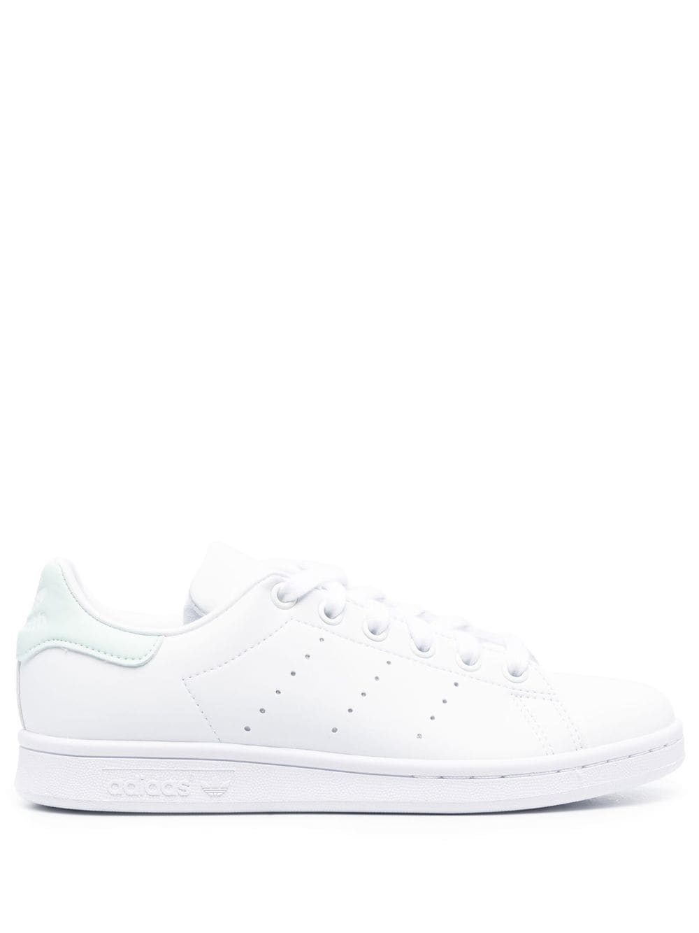 low-top leather sneakers - 1