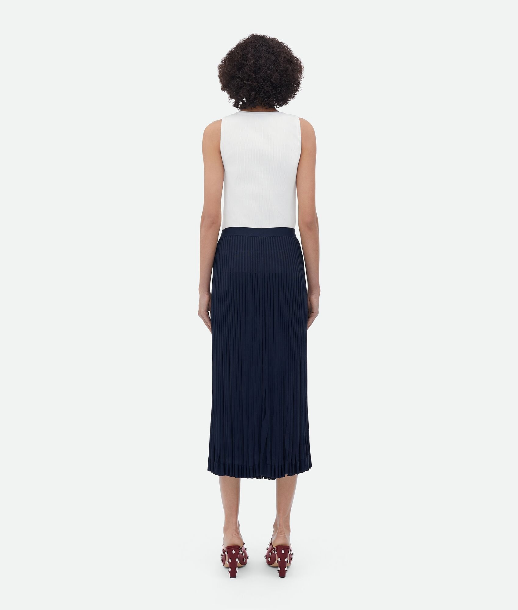 Viscose Plissé Skirt - 3