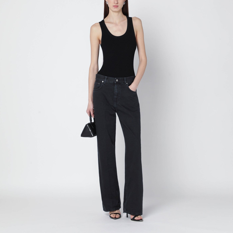 HAIKURE Charcoal wide-leg jeans outlook