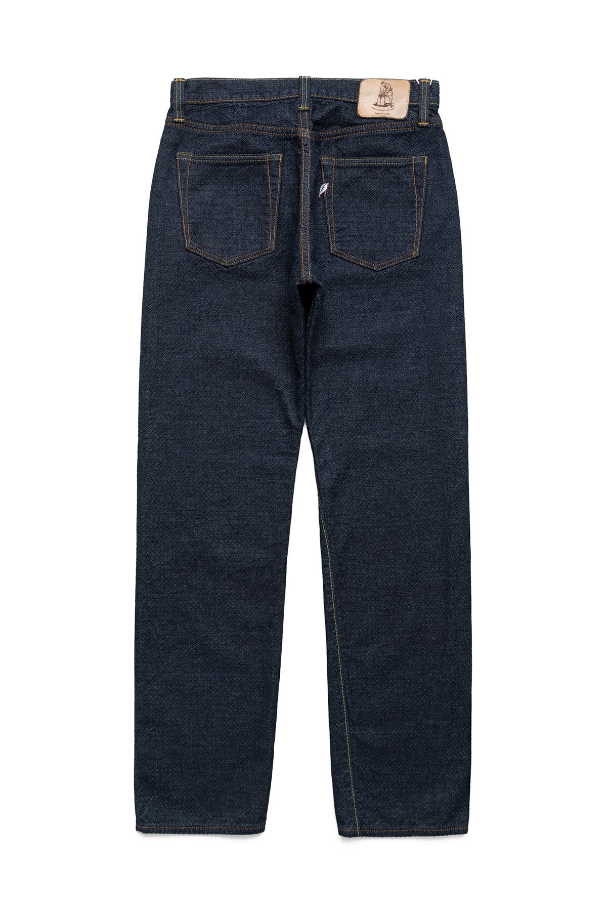 1170-1-ID Sashiko 5P Pants Loose Fit - Indigo x Indigo - 1