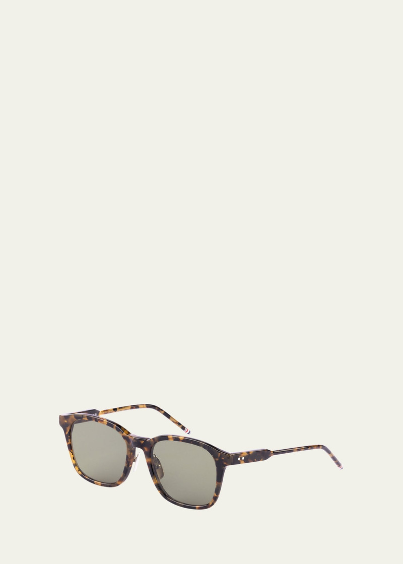 Thom Browne Men's Acetate Rectangle Sunglasses outlook