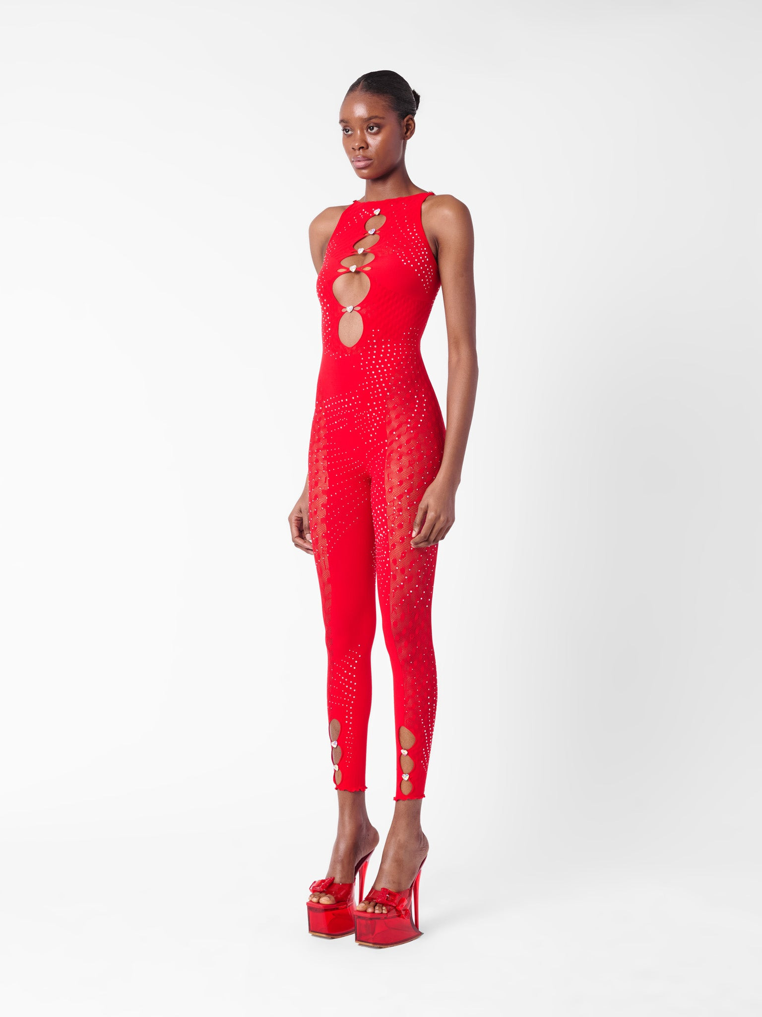 RHINESTONED JANICE JUMPSUIT HEARTBREAKER - 5