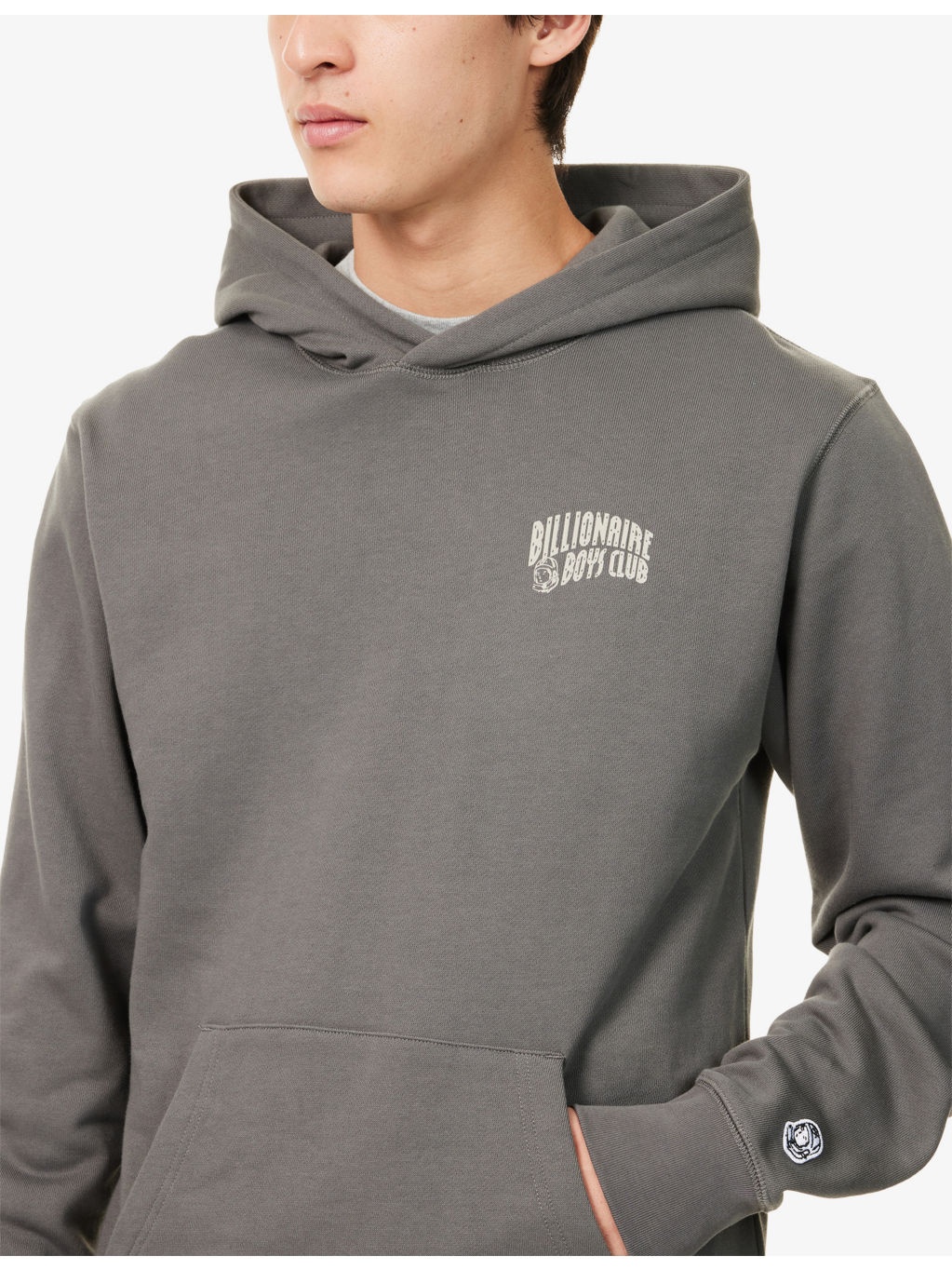 Small Arch Logo-Print Cotton Hoody - 5