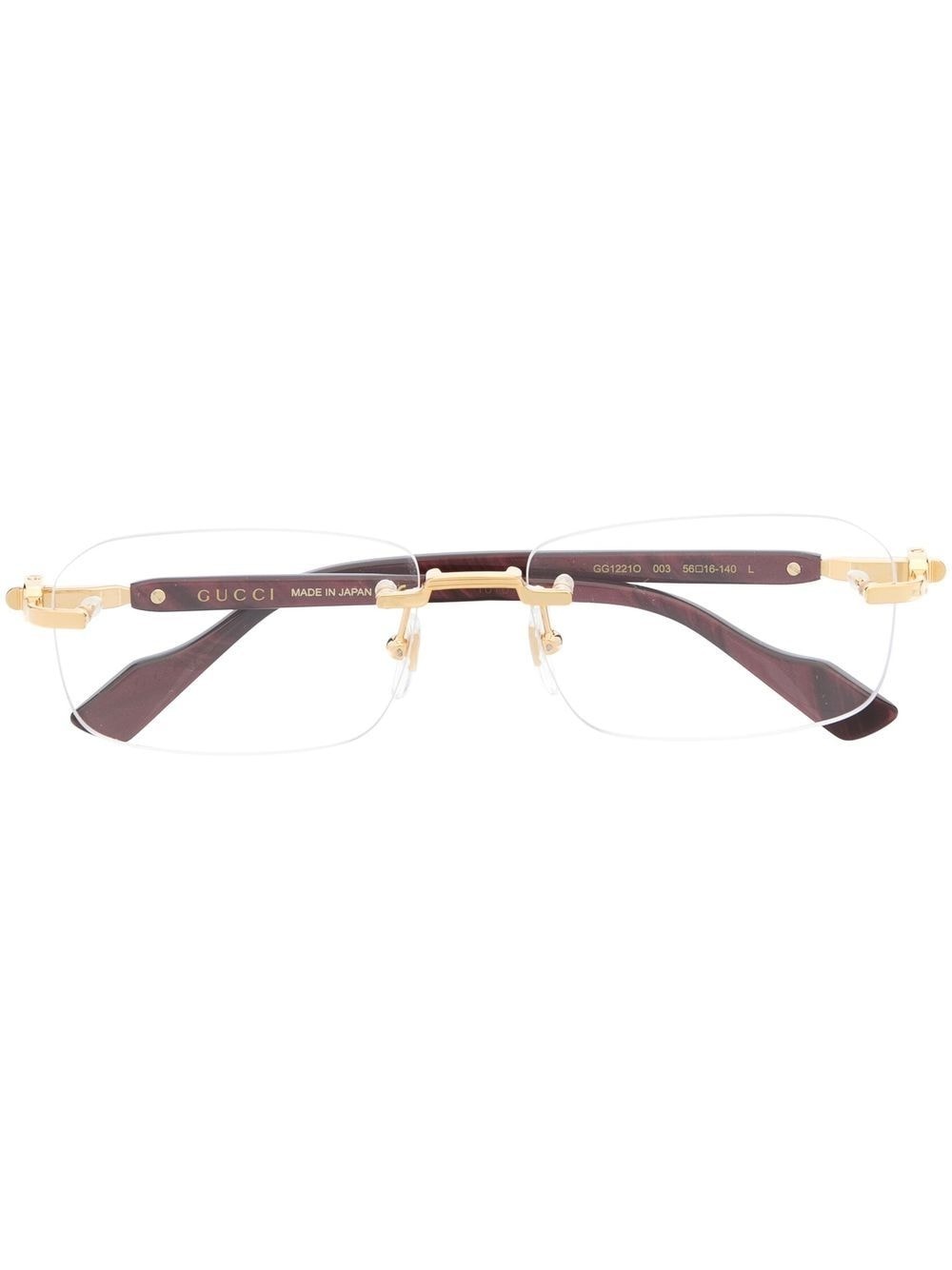 rimless optical glasses - 1