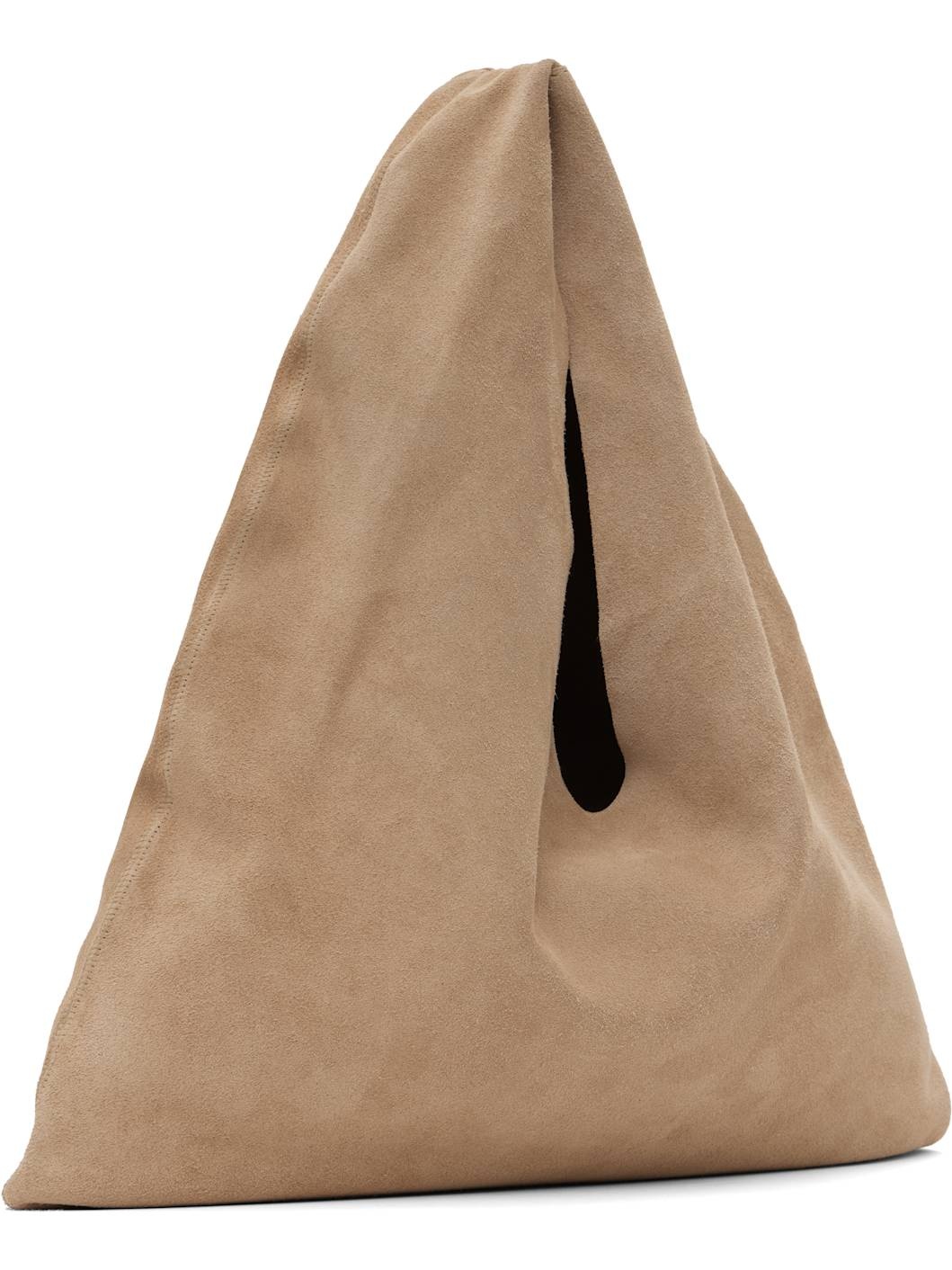 Beige Small Bindle Tote - 3