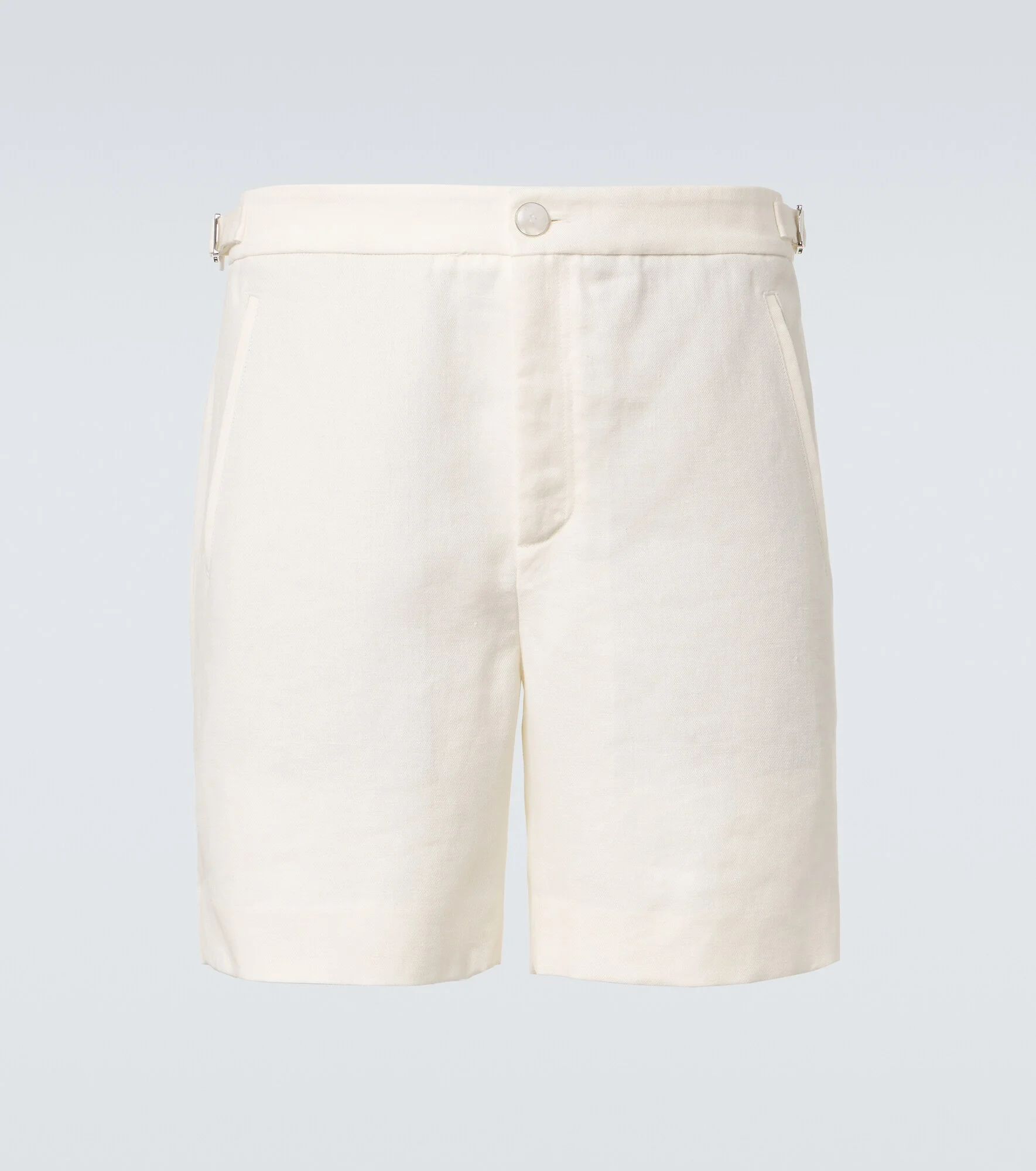 Linen shorts with moonstone - 1