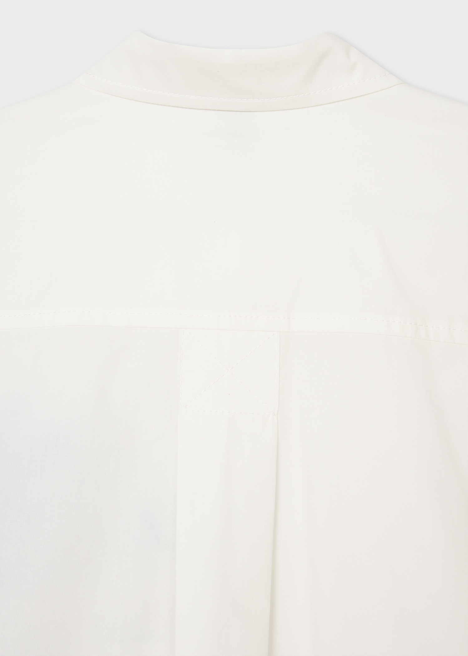 Women's White Cotton Placement Floral Shirt - 3