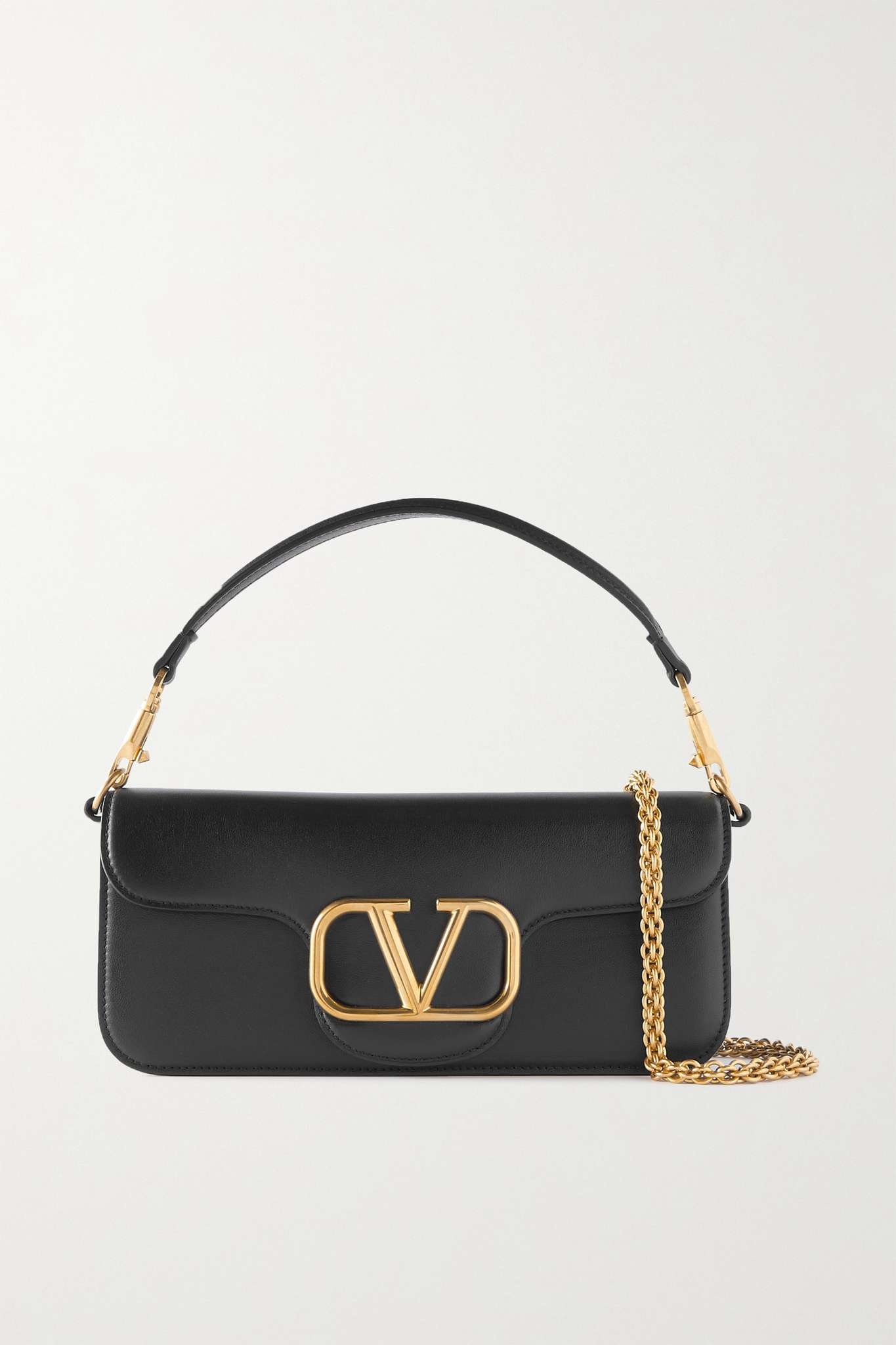 Valentino Garavani VLOGO leather shoulder bag - 1